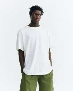 thinking mu Thinking MU Herren vegan T-Shirt Aaron Patched With Sun Back White – Produktbild 1 von 1