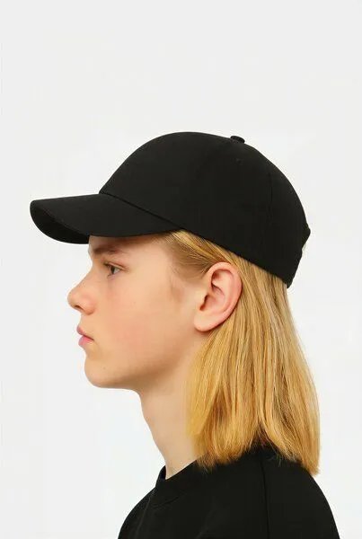 Lou-i Lou-i Kinder Cap Bio-Baumwolle, Schwarz, – Produktbild 4 von 4