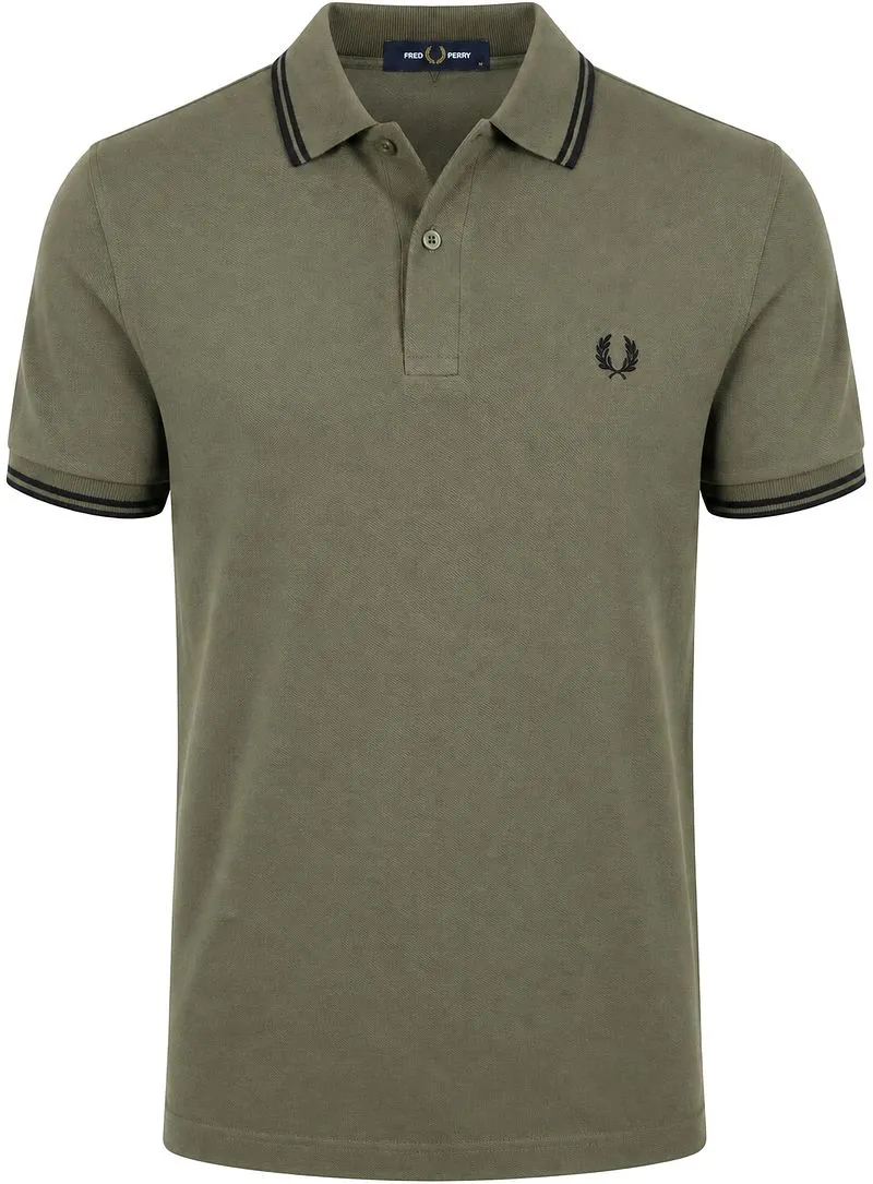 Fred Perry Fred Perry Poloshirt Tipped M3600 Grün Z50 - Größe XXL, Grün, – Produktbild 2 von 5