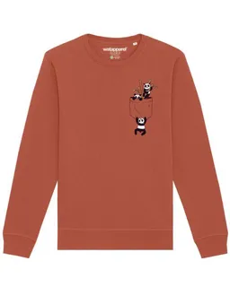 watapparel watapparel Sweatshirt Unisex Pocket Pandas – Produktbild 1 von 1