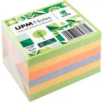 UPM UPM Super Sticky Haftnotizen "Spring Farbmix" 75 x 75 mm, 6 Blöcke, farbig sortiert – Produktbild 1 von 1