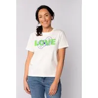watapparel watapparel T-Shirt Frauen Love, Off white, – Produktbild 1 von 1