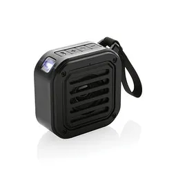 XD Collection XD Collection 3W kabelloser Sunwave Solar-Lautsprecher aus RCS Kunststoff, Schwarz, – Produktbild 1 von 1