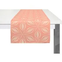 Nature by Adam Nature by Adam Tischläufer aus 100% Bio-Baumwolle - Made in Germany - Retro Floret, Orange, – Produktbild 1 von 1