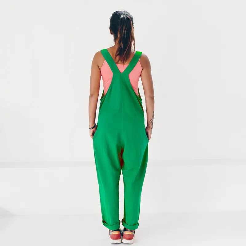 The Driftwood Tales The Driftwood Tales Damen vegan Jumpsuit Grün, Grün, – Produktbild 1 von 2