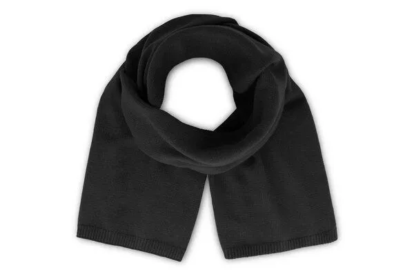 Atlantis Headwear Atlantis Headwear Schal aus einer Lage recyceltem Polyestergarn 1,6m, Schwarz, – Produktbild 2 von 3