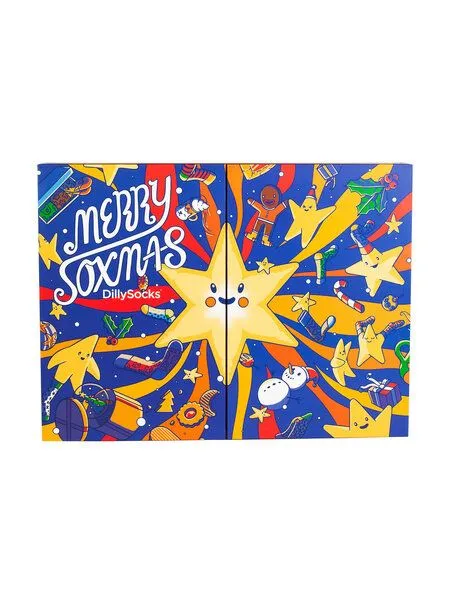 DillySocks DillySocks Socken-Adventskalender „Adventskalender 2026“, Bunt, – Produktbild 1 von 4