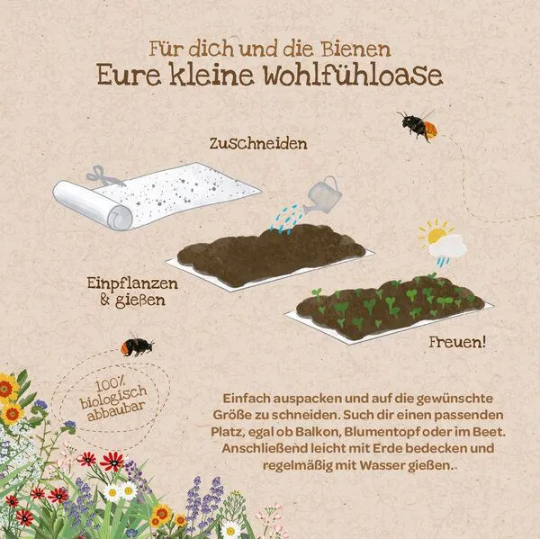 Die Stadtgärtner Die Stadtgärtner Bienenwohl - Blütenteppich – Produktbild 4 von 4