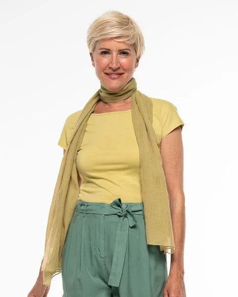 Alma & Lovis Alma & Lovis T-Shirt aus Bio-Baumwolle | Short Pure, Hellgrün, – Produktbild 4 von 4
