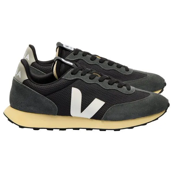 Veja Veja Herren-Sneaker Rio Branco II Alveomesh Black White – Produktbild 2 von 8