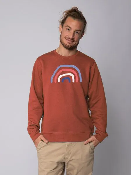 watapparel watapparel Sweatshirt Unisex Regenbogen, Heritage brown, – Produktbild 2 von 3
