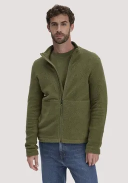 hessnatur hessnatur Fleece Jacke Slim aus reiner Bio-Baumwolle – Produktbild 1 von 1