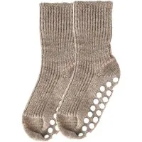 hirsch natur Kinder Stoppersocken Bio-Schurwolle savanne Gr. 21-22 – Produktbild 1 von 1