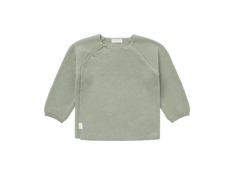 Noppies Strickjacke Bio-Baumwolle (kbA) newborn pino - iceberg green 74, Grün, – Produktbild 1 von 1