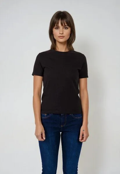 TORLAND TORLAND Damen T-Shirt ELLA PREMIUM, Schwarz (black), – Produktbild 2 von 3