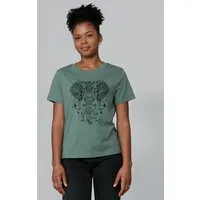 watapparel watapparel T-Shirt Frauen Mandala Elephant, Green bay, – Produktbild 1 von 1