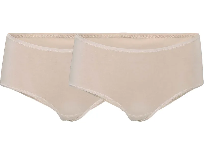 Living Crafts LIVING CRAFTS - Damen Panty, 2er-Pack - Beige (95% Bio-Baumwolle; 5% Elasthan), Nachhaltige Mode, Bio Bekleidung, Beige, – Produktbild 3 von 3