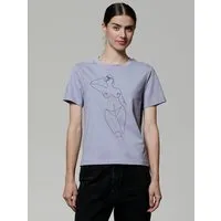 watapparel watapparel T-Shirt Frauen Eine Frau, Lavender, – Produktbild 1 von 1