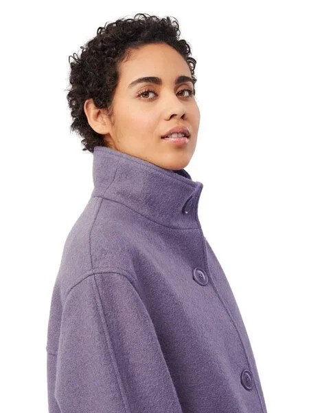LangerChen LangerChen Wollmantel - Coat Pennfield - aus Wolle, Lila (purple), – Produktbild 3 von 4
