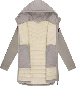 ragwear ragwear Langjacke Sandrra Long Steppjacke aus modernem Materialmix mit Kapuze – Produktbild 1 von 1