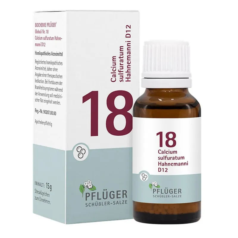 Biochemie Pflüger Biochemie Pflüger 18 Calcium Sulfuratum D12 Globuli – Produktbild 1 von 1
