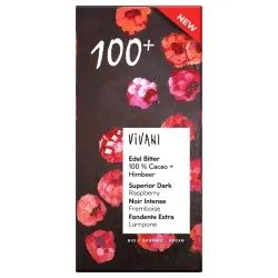 Vivani Edelbitterschokolade mit Himbeeren – Produktbild 1 von 1