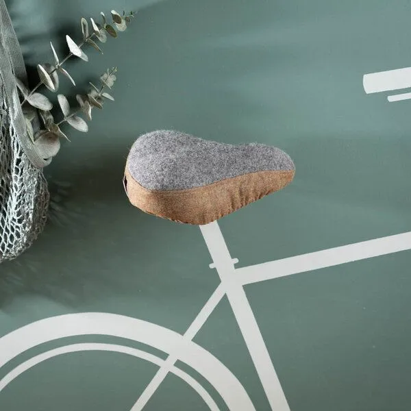 nahtur-design nahtur-design Sattelbezug aus Loden | Sitzheizung für Dein Fahrrad, Braun_02, – Produktbild 4 von 5