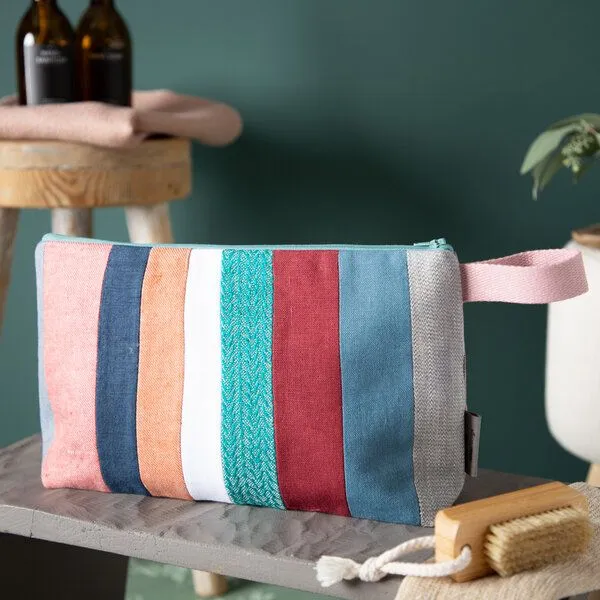 nahtur-design nahtur-design Nachhaltige Kulturtaschen | Leinen | verschiedene Farben, No_11 (bunt), – Produktbild 1 von 4