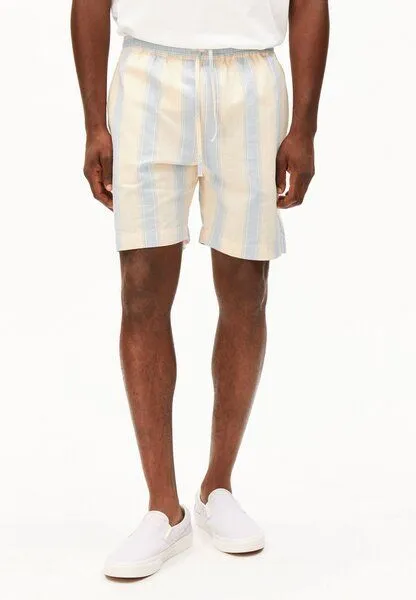 ARMEDANGELS ARMEDANGELS STRIPED Herren Shorts aus 100% Bio-Baumwolle, Wedgwood, – Produktbild 1 von 4