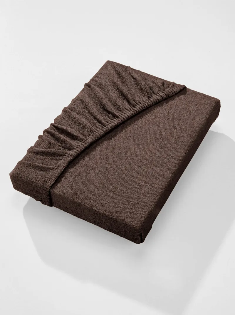 Biberna Betttuch schokobraun, Schokobraun, – Produktbild 1 von 3