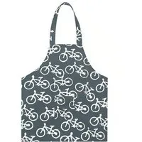 Global Mamas Global Mamas Kinderschürze aus 100% Biobaumwolle, Bikes-grau (grau), – Produktbild 1 von 1