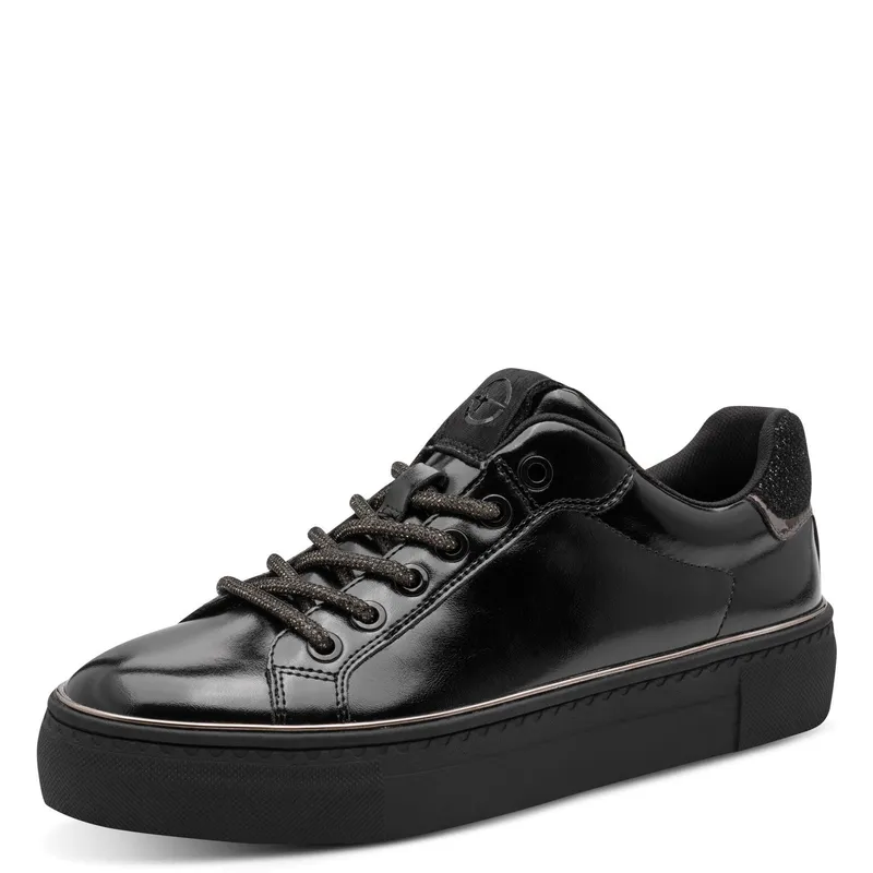 Tamaris Tamaris Textil Damen Sneaker Low, Schwarz, – Produktbild 1 von 6