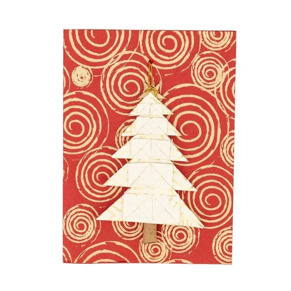El Puente El Puente Grußkarte "Baum" | Fair Trade & Handmade aus Bangladesch, Natur, – Produktbild 1 von 2
