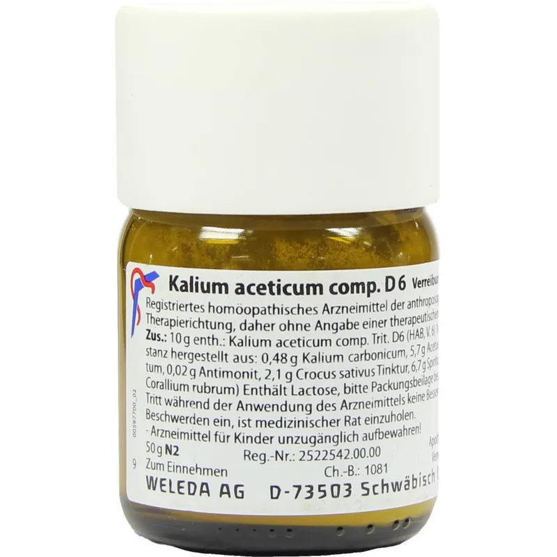 Weleda WELEDA KALIUM ACETICUM COMP.D 6 Trituration 50 g Trituration – Produktbild 1 von 1