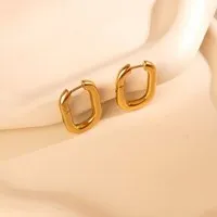 ELEKTROPULLI Ovale Bold Creolen ca. 28mm x 19mm von Elektropulli, Gold, – Produktbild 1 von 1