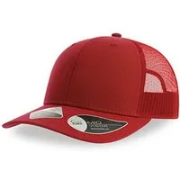 Atlantis Headwear Atlantis Headwear Basecap Atlantis Bryce Cap Mesh Cap zweifarbig aus Recyceltem Polyester Truckercap, Rot, – Produktbild 1 von 1