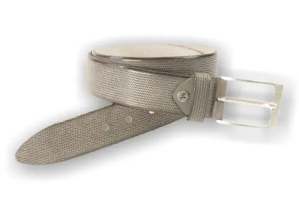 Greenbelts Greenbelts Herren Ledergürtel FABRICE, Grau, – Produktbild 5 von 5