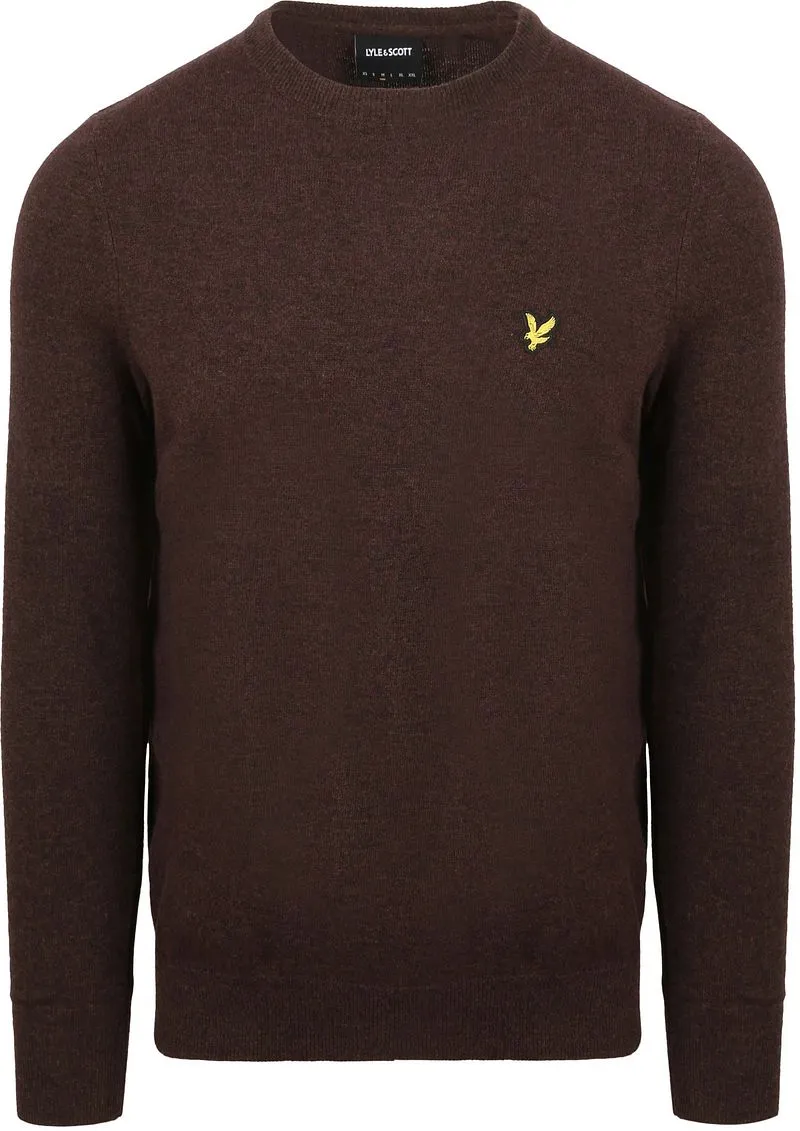 Lyle and Scott Lyle & Scott Pull Lammwolle Braun - Größe S, Braun, – Produktbild 1 von 3