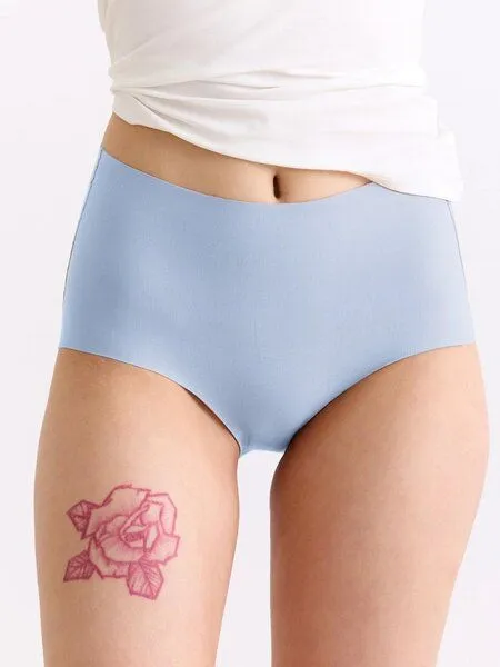 erlich textil erlich textil Light Touch High Waist Slip im 3er Pack aus weichem Modal, made in Europe, Denim, – Produktbild 3 von 5