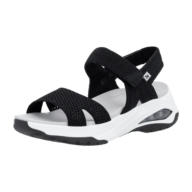 Rieker Rieker Sport - W3152-00 für Damen, schwarz, Größe 42 EU, Schwarz, – Produktbild 1 von 6