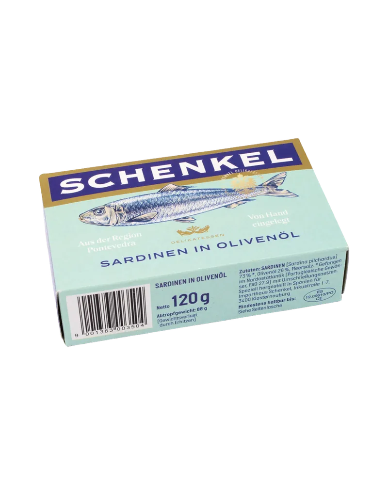 Schenkel Schenkel MSC Sardinen in Olivenöl, 88 Gramm (Abtropfgewicht) – Produktbild 1 von 1