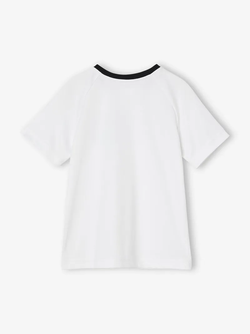 Vertbaudet Jungen T-Shirt mit Fußballmotiv, Weiß, – Produktbild 3 von 4