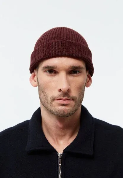 Givn Berlin Givn Berlin Beanie GBCHRISTOF aus Bio-Baumwolle, Wine red, – Produktbild 2 von 6