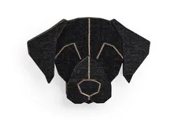 BeWooden BeWooden Brosche aus Holz Black Labrador – Produktbild 1 von 1