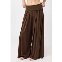 mandala MANDALA Damen vegan Lounge Hose Wilderness Brown – Produktbild 1 von 1