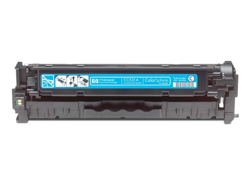 Hewlett Packard hp Druckkassette CC531A cyan – Produktbild 1 von 1