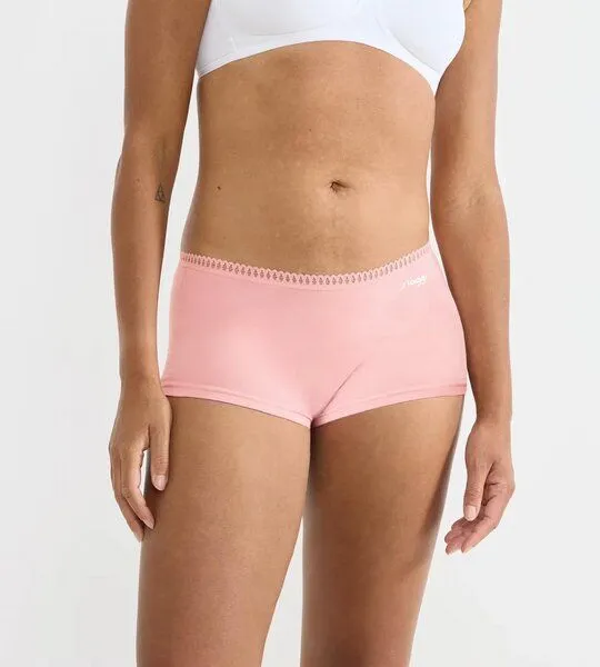 Sloggi Sloggi 3er Pack Shorts GO Crush Bio-Baumwolle, Rot, – Produktbild 2 von 3