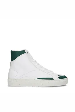 NAE NAE Herren vegan Sneaker London Veganes Öko-Leder Weiß/Grün – Produktbild 1 von 1