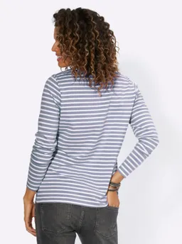 Witt Ringelshirt taubenblau-ecru-geringelt – Produktbild 1 von 1