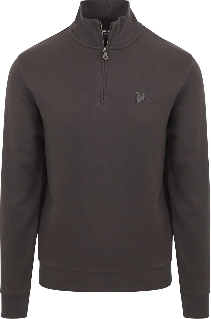 Lyle and Scott Lyle & Scott Half Zip Pullover Tonal Anthrazit - Größe XXL, Grau, – Produktbild 1 von 2